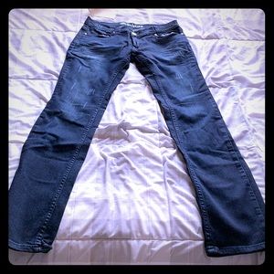 Machine dark denim jeans